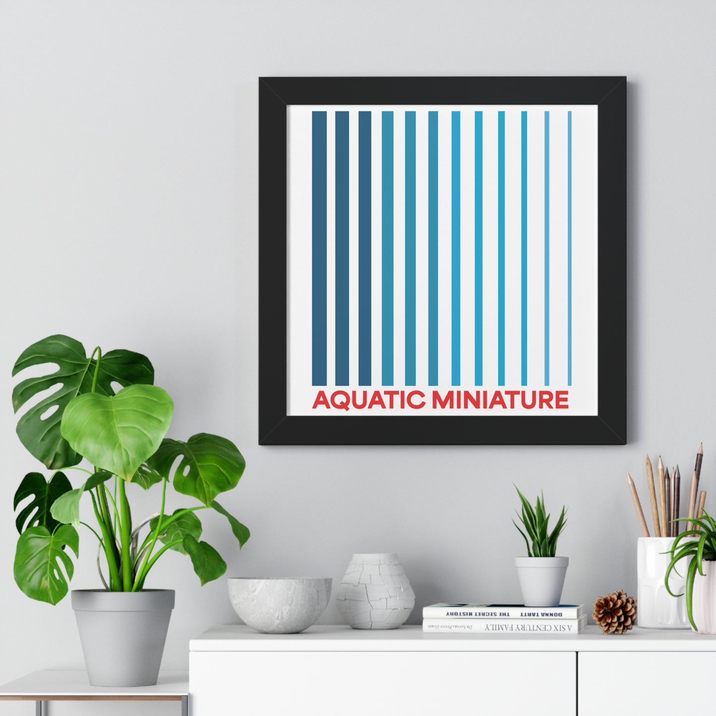 Aquatic Miniature "Official" Framed Wall art