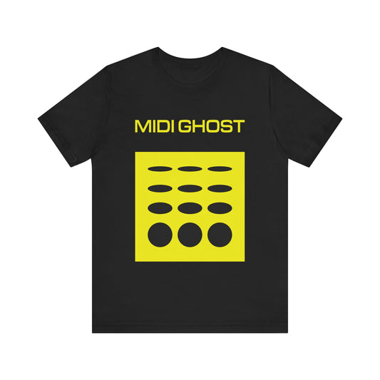 MIDI GHOST "Conveyor" Black Tee