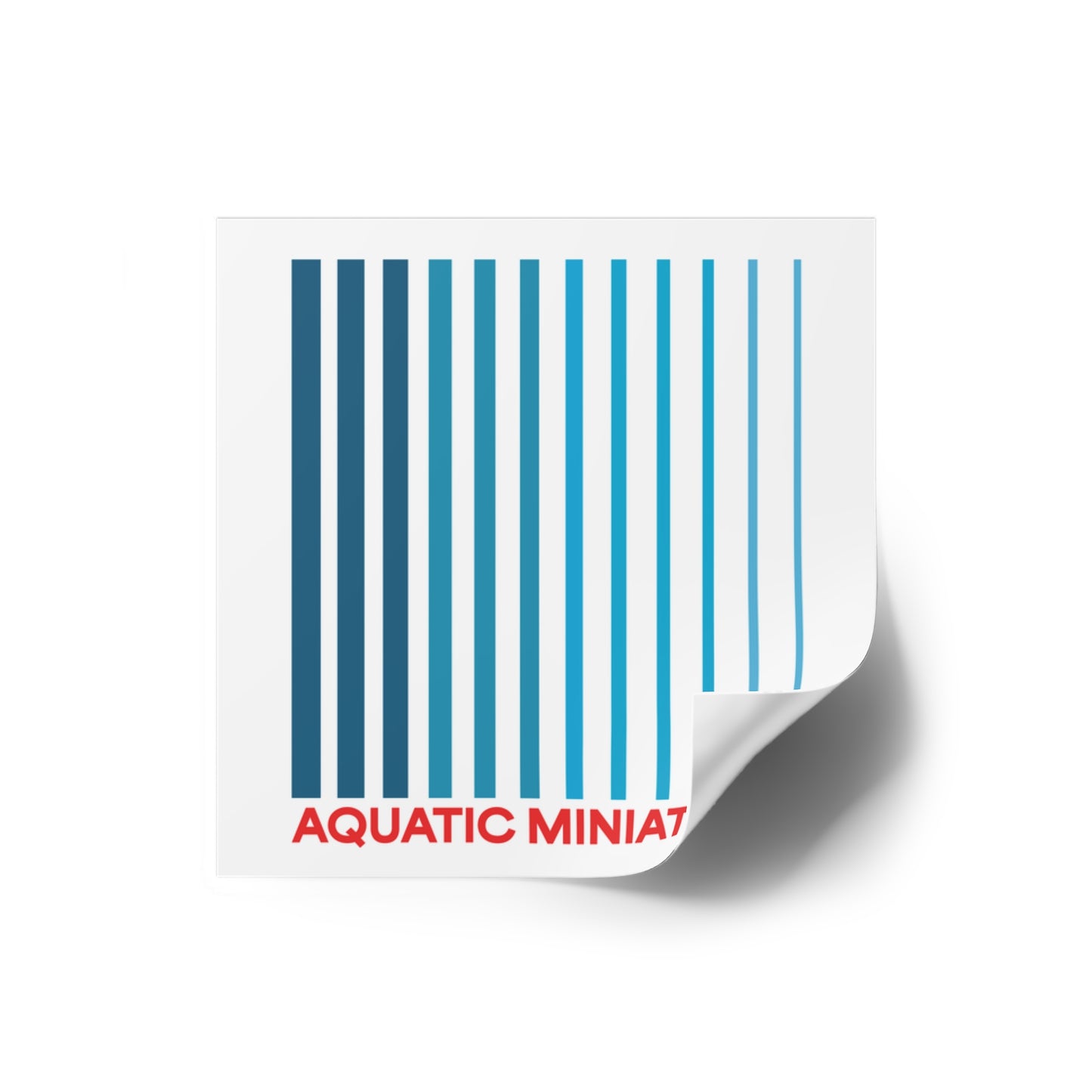 Aquatic Miniature "Official" Sticker (Indoor/Outdoor)