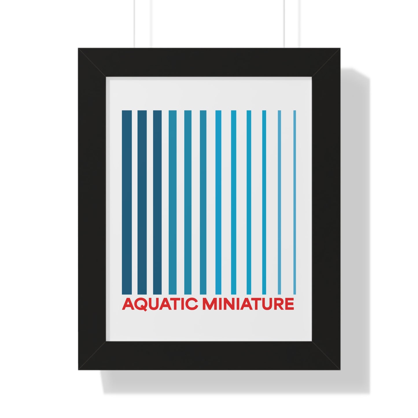 Aquatic Miniature "Official" Framed Wall art