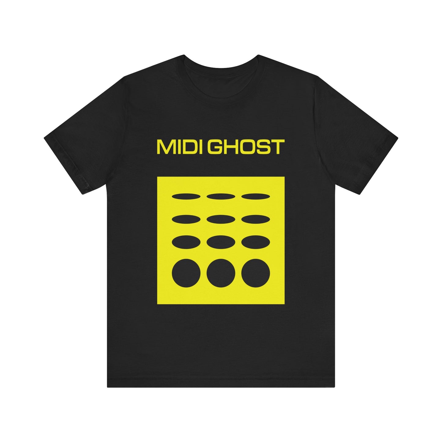 MIDI GHOST "Conveyor" Black Tee
