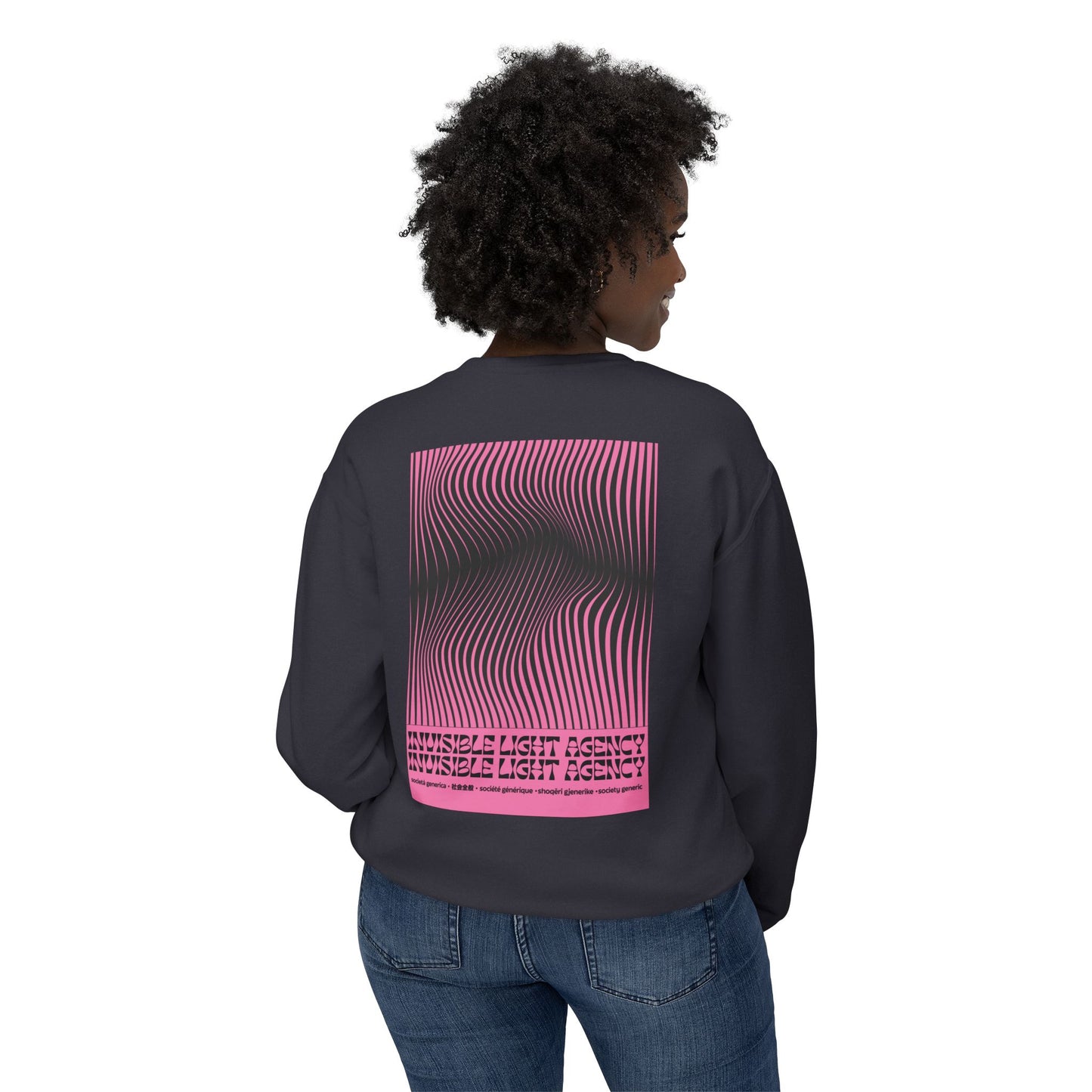 Invisible Light Agency "societie generique" Crew Neck Sweatshirt