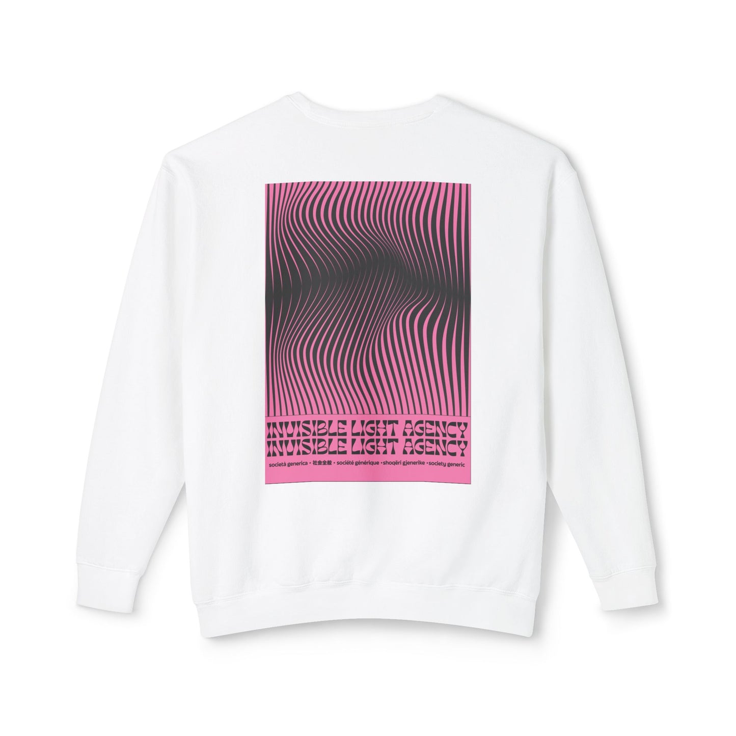 Invisible Light Agency "societie generique" Crew Neck Sweatshirt