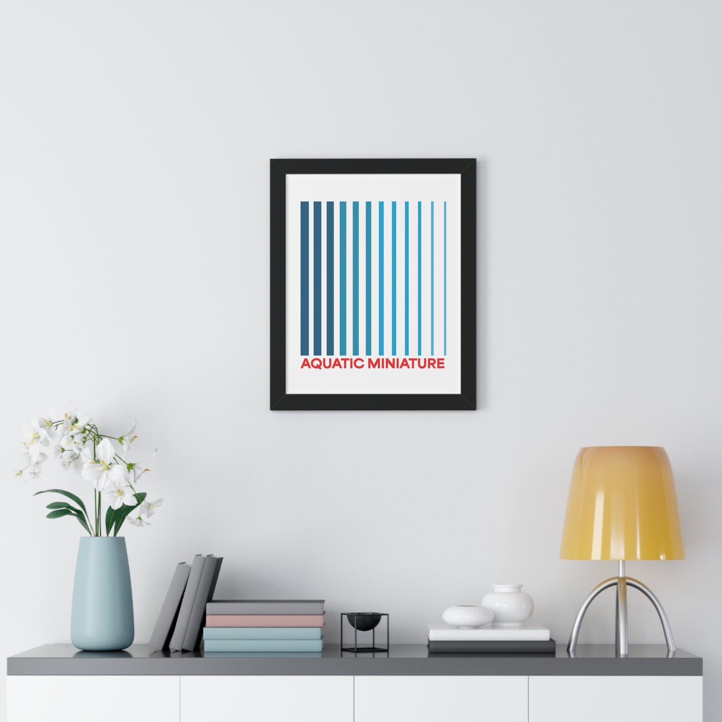 Aquatic Miniature "Official" Framed Wall art