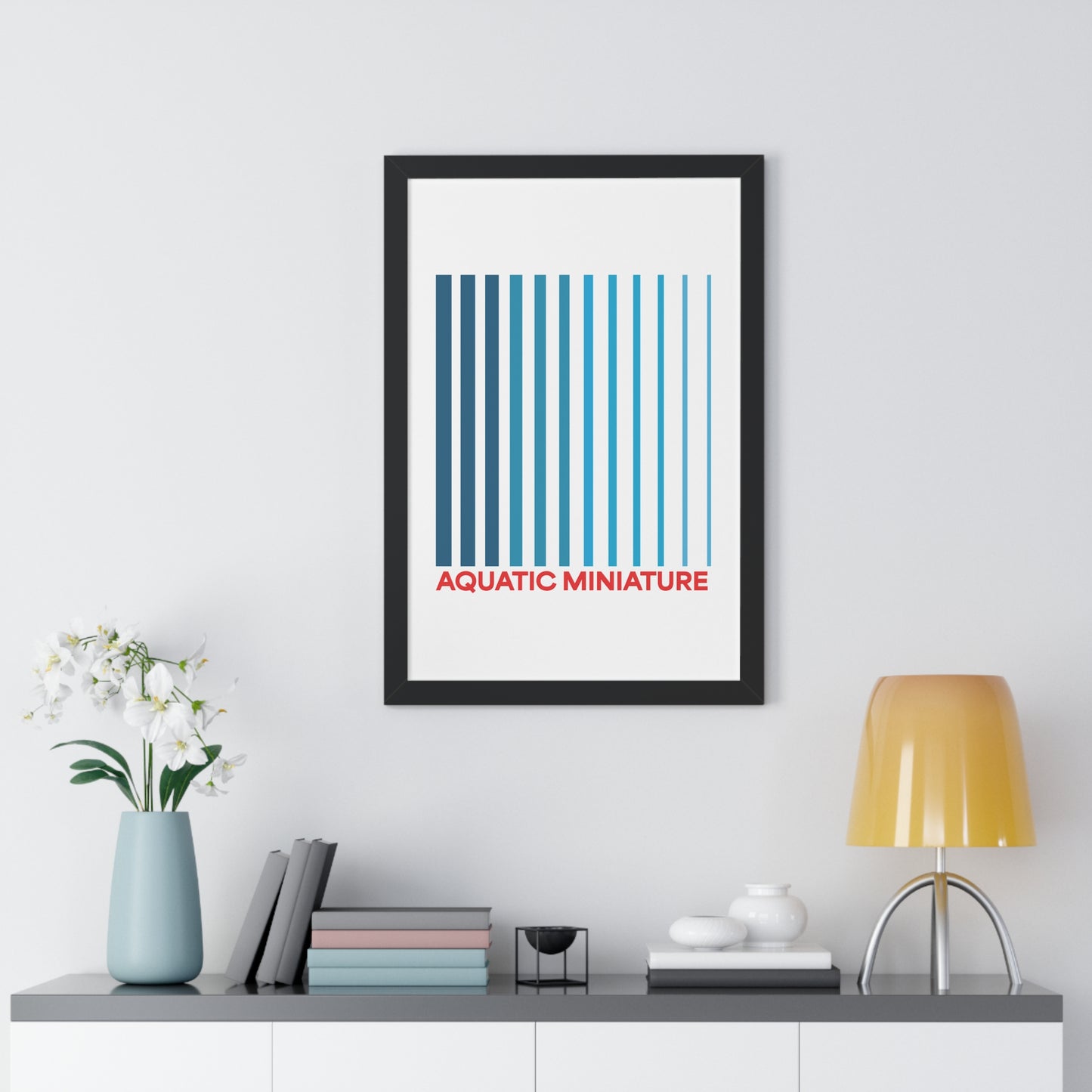 Aquatic Miniature "Official" Framed Wall art