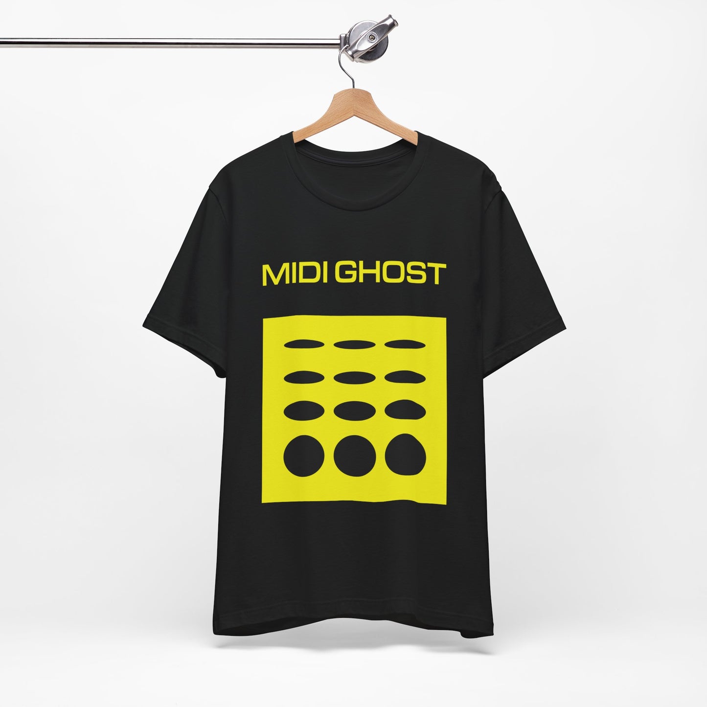 MIDI GHOST "Conveyor" Black Tee