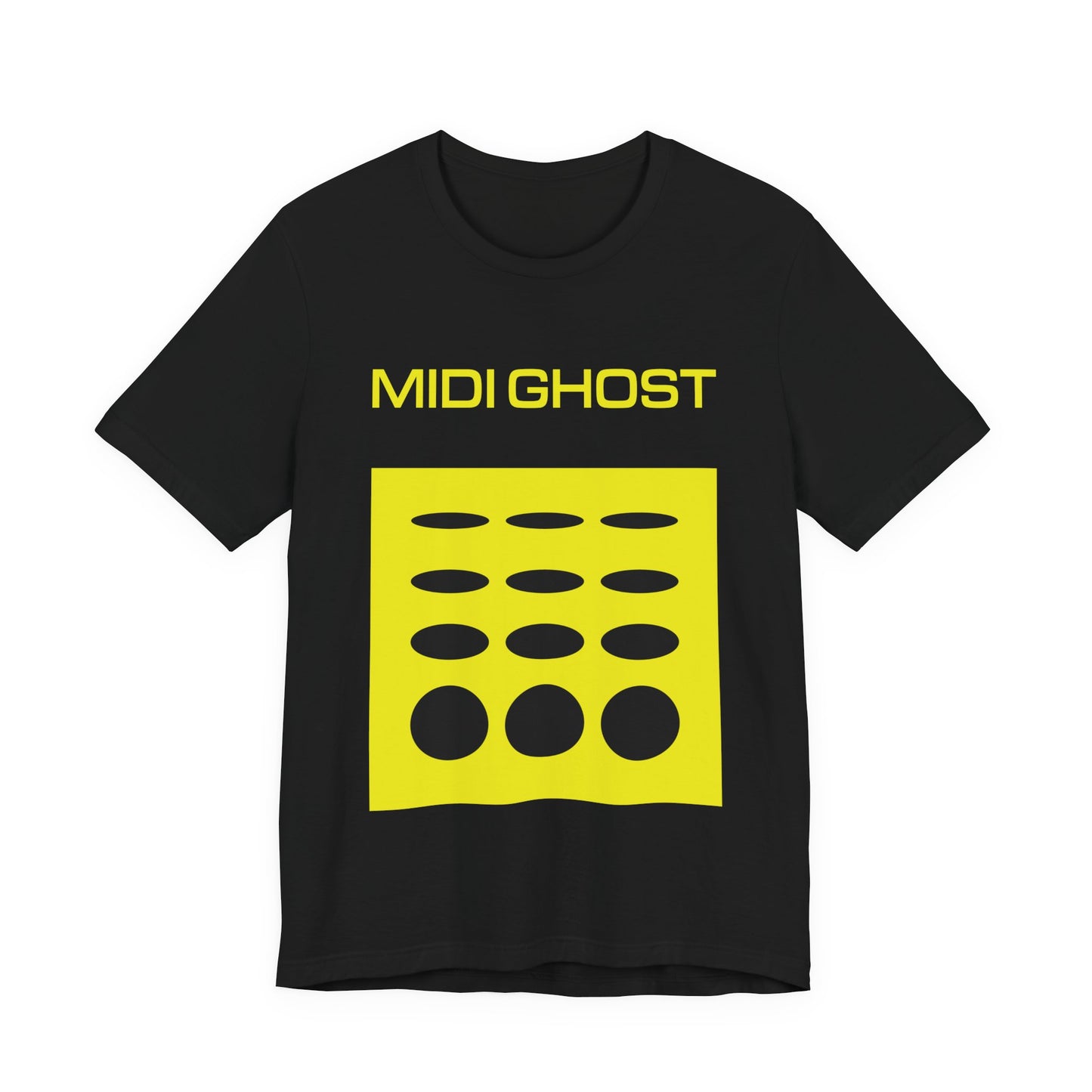 MIDI GHOST "Conveyor" Black Tee